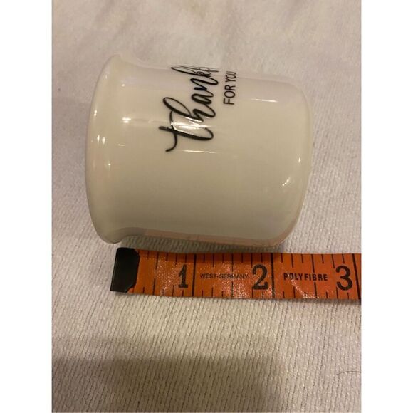 Hobby Lobby Thankful For You Mug Candle Holder Home Decor Ceramic - Picture 8 of 8